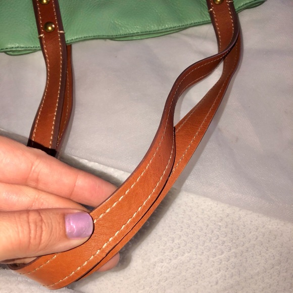 Fossil 🔑 Zoey Leather Classic Tote Bag - Picture 9 of 15